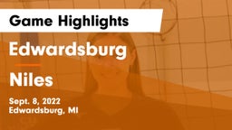 Edwardsburg  vs Niles Game Highlights - Sept. 8, 2022