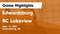 Edwardsburg  vs BC Lakeview Game Highlights - Sept. 17, 2022