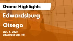 Edwardsburg  vs Otsego Game Highlights - Oct. 6, 2022