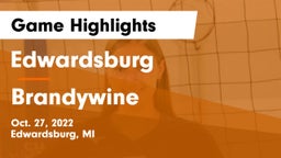 Edwardsburg  vs Brandywine Game Highlights - Oct. 27, 2022