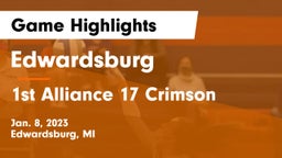 Edwardsburg  vs 1st Alliance 17 Crimson Game Highlights - Jan. 8, 2023