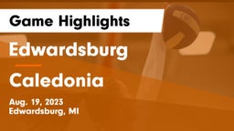Edwardsburg  vs Caledonia  Game Highlights - Aug. 19, 2023