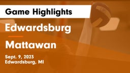 Edwardsburg  vs Mattawan  Game Highlights - Sept. 9, 2023
