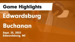 Edwardsburg  vs Buchanan  Game Highlights - Sept. 25, 2023