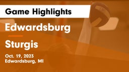 Edwardsburg  vs Sturgis  Game Highlights - Oct. 19, 2023