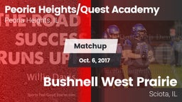 Matchup: Peoria Heights vs. Bushnell West Prairie 2017