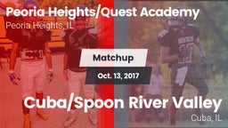 Matchup: Peoria Heights vs. Cuba/Spoon River Valley  2017