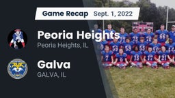 Recap: Peoria Heights  vs. Galva  2022