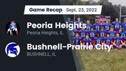 Recap: Peoria Heights  vs. Bushnell-Prairie City  2022