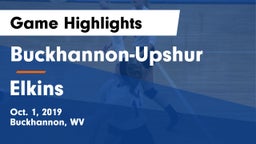Buckhannon-Upshur  vs Elkins  Game Highlights - Oct. 1, 2019
