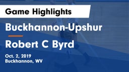 Buckhannon-Upshur  vs Robert C Byrd Game Highlights - Oct. 2, 2019
