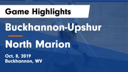 Buckhannon-Upshur  vs North Marion  Game Highlights - Oct. 8, 2019