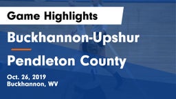 Buckhannon-Upshur  vs Pendleton County  Game Highlights - Oct. 26, 2019