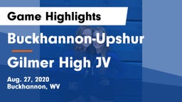 Buckhannon-Upshur  vs Gilmer High JV Game Highlights - Aug. 27, 2020