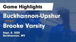 Buckhannon-Upshur  vs Brooke Varsity Game Highlights - Sept. 8, 2020