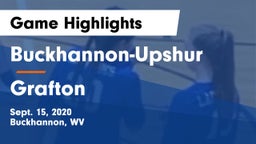 Buckhannon-Upshur  vs Grafton  Game Highlights - Sept. 15, 2020