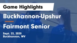Buckhannon-Upshur  vs Fairmont Senior Game Highlights - Sept. 23, 2020