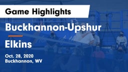 Buckhannon-Upshur  vs Elkins Game Highlights - Oct. 28, 2020
