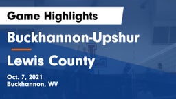 Buckhannon-Upshur  vs Lewis County  Game Highlights - Oct. 7, 2021
