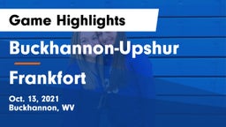 Buckhannon-Upshur  vs Frankfort Game Highlights - Oct. 13, 2021