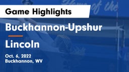 Buckhannon-Upshur  vs Lincoln  Game Highlights - Oct. 6, 2022