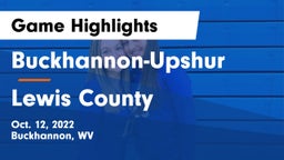 Buckhannon-Upshur  vs Lewis County  Game Highlights - Oct. 12, 2022