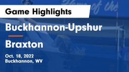 Buckhannon-Upshur  vs Braxton Game Highlights - Oct. 18, 2022