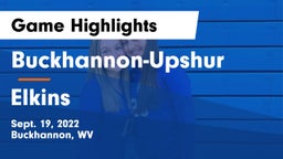 Buckhannon-Upshur  vs Elkins  Game Highlights - Sept. 19, 2022