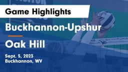 Buckhannon-Upshur  vs Oak Hill Game Highlights - Sept. 5, 2023