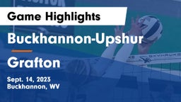 Buckhannon-Upshur  vs Grafton  Game Highlights - Sept. 14, 2023