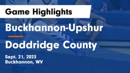 Buckhannon-Upshur  vs Doddridge County  Game Highlights - Sept. 21, 2023
