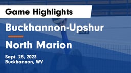 Buckhannon-Upshur  vs North Marion Game Highlights - Sept. 28, 2023