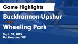 Buckhannon-Upshur  vs Wheeling Park  Game Highlights - Sept. 30, 2023