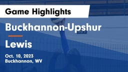 Buckhannon-Upshur  vs Lewis Game Highlights - Oct. 10, 2023