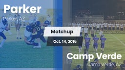 Matchup: Parker  vs. Camp Verde  2016