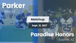 Matchup: Parker  vs. Paradise Honors  2017