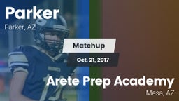 Matchup: Parker  vs. Arete Prep Academy 2017