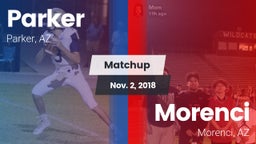 Matchup: Parker  vs. Morenci  2018