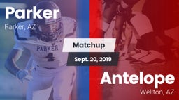 Matchup: Parker  vs. Antelope  2019