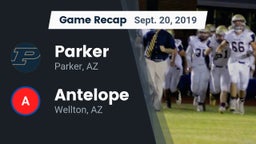 Recap: Parker  vs. Antelope  2019