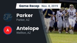 Recap: Parker  vs. Antelope  2019