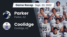 Recap: Parker  vs. Coolidge  2022