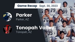 Recap: Parker  vs. Tonopah Valley  2023