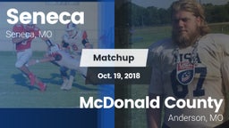 Matchup: Seneca vs. McDonald County  2018