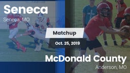 Matchup: Seneca vs. McDonald County  2019