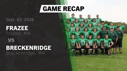 Recap: Frazee  vs. Breckenridge  2016