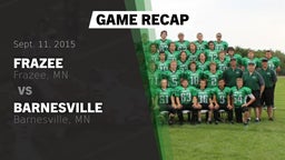 Recap: Frazee  vs. Barnesville  2015