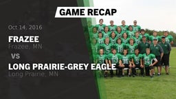 Recap: Frazee  vs. Long Prairie-Grey Eagle  2016