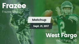 Matchup: Frazee vs. West Fargo  2017