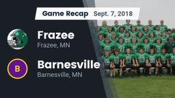 Recap: Frazee  vs. Barnesville  2018